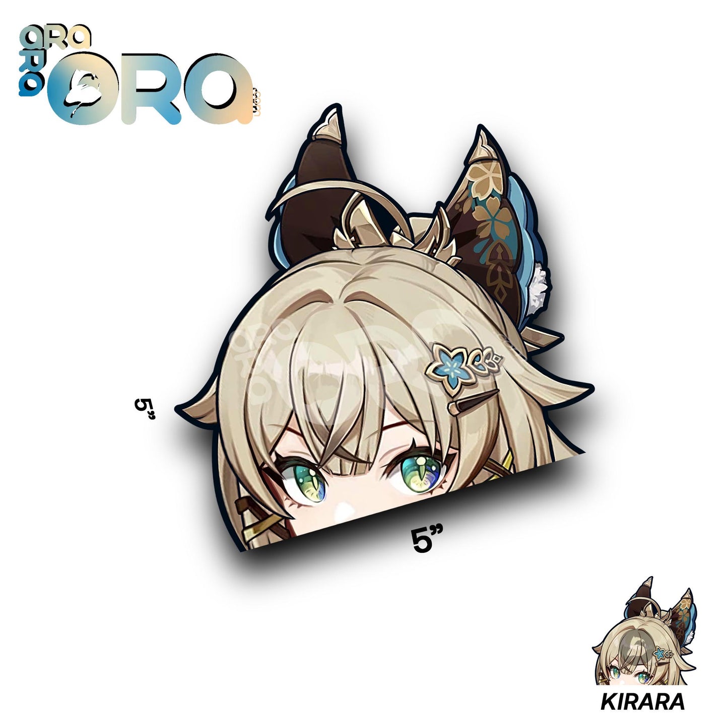 Kirara Peeker Sticker