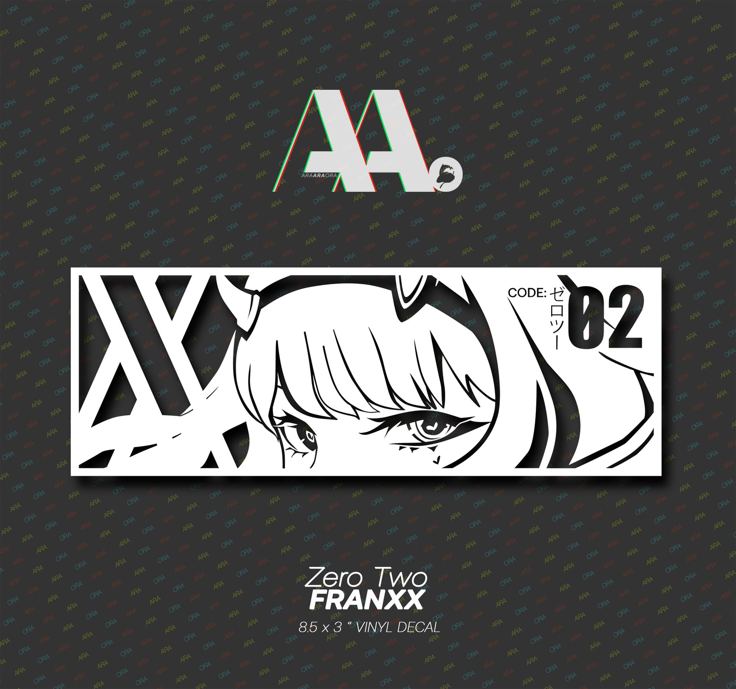 Darling in the Franxx - 02 - Vinyl Decal