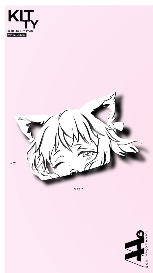 Neko  Cat Girl Vinyl Decal!