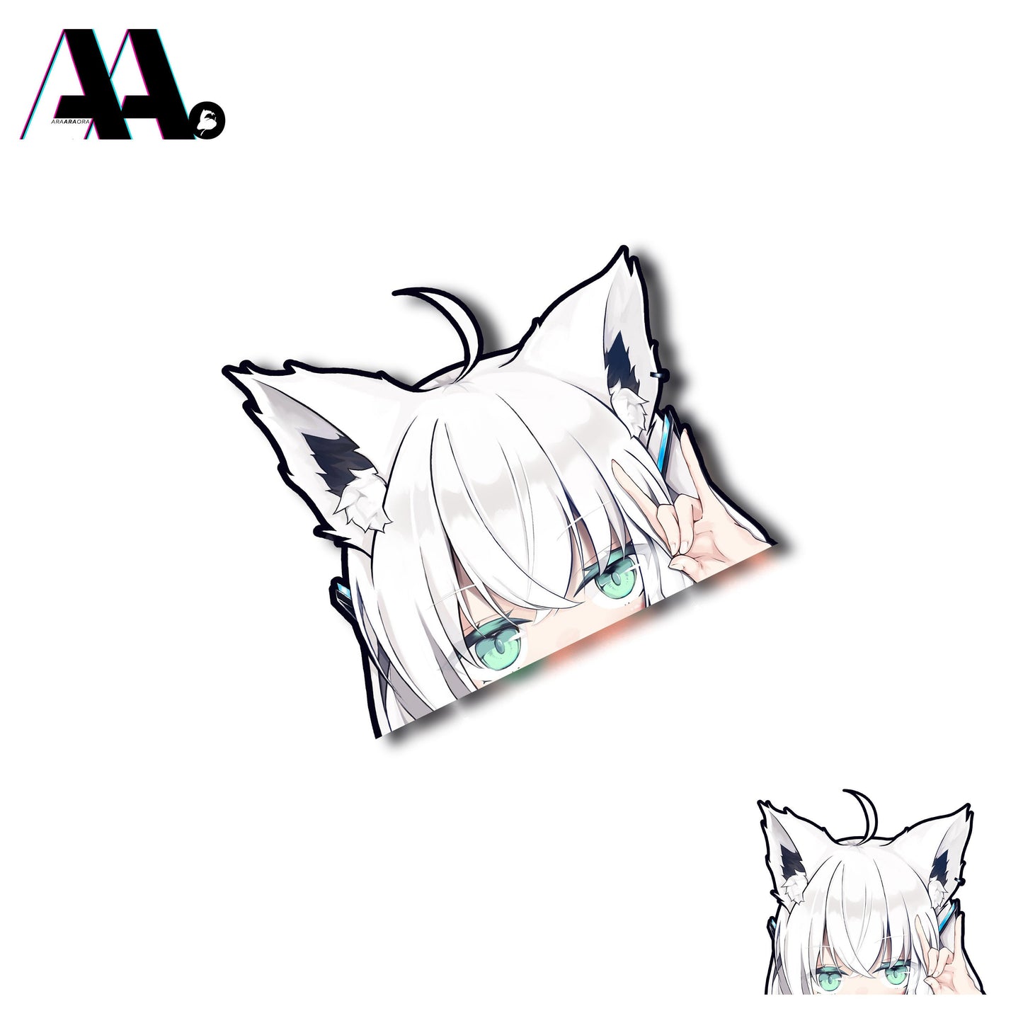 Fubuki Shirakami - Hololive Peek Sticker