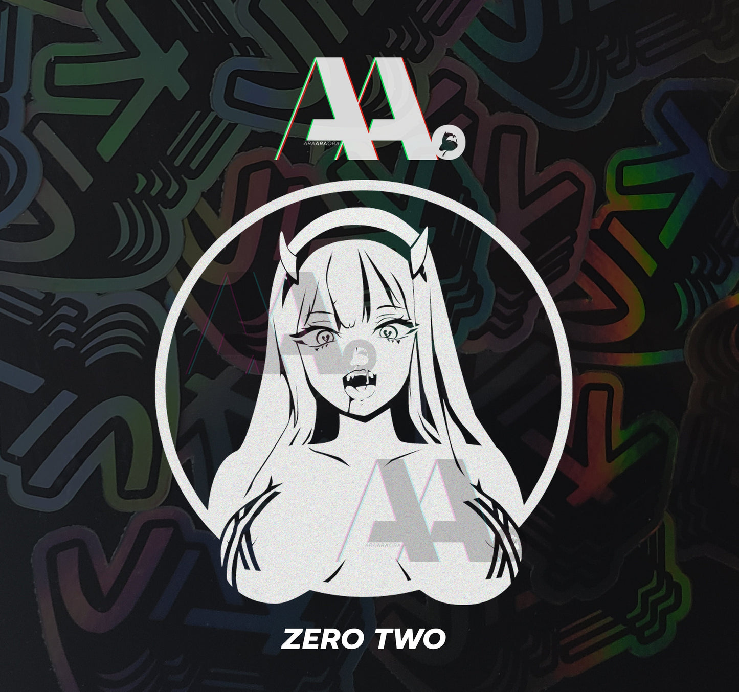 Zero Two ECCHI | Darling in the FRANXX Vinyl Decal